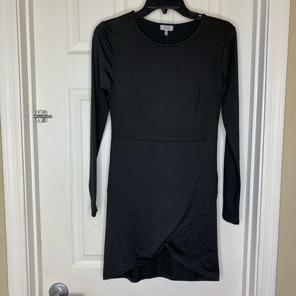 Tobi There She Goes Black Bodycon Dress Size M - Picture 1 of 8